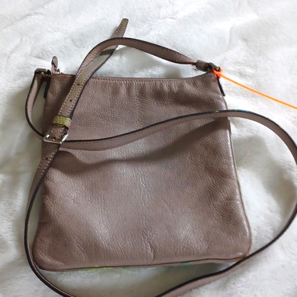 Loewe Handpainted Gray/Taupe Genuine Leather Crossbody - Picture 7 of 7